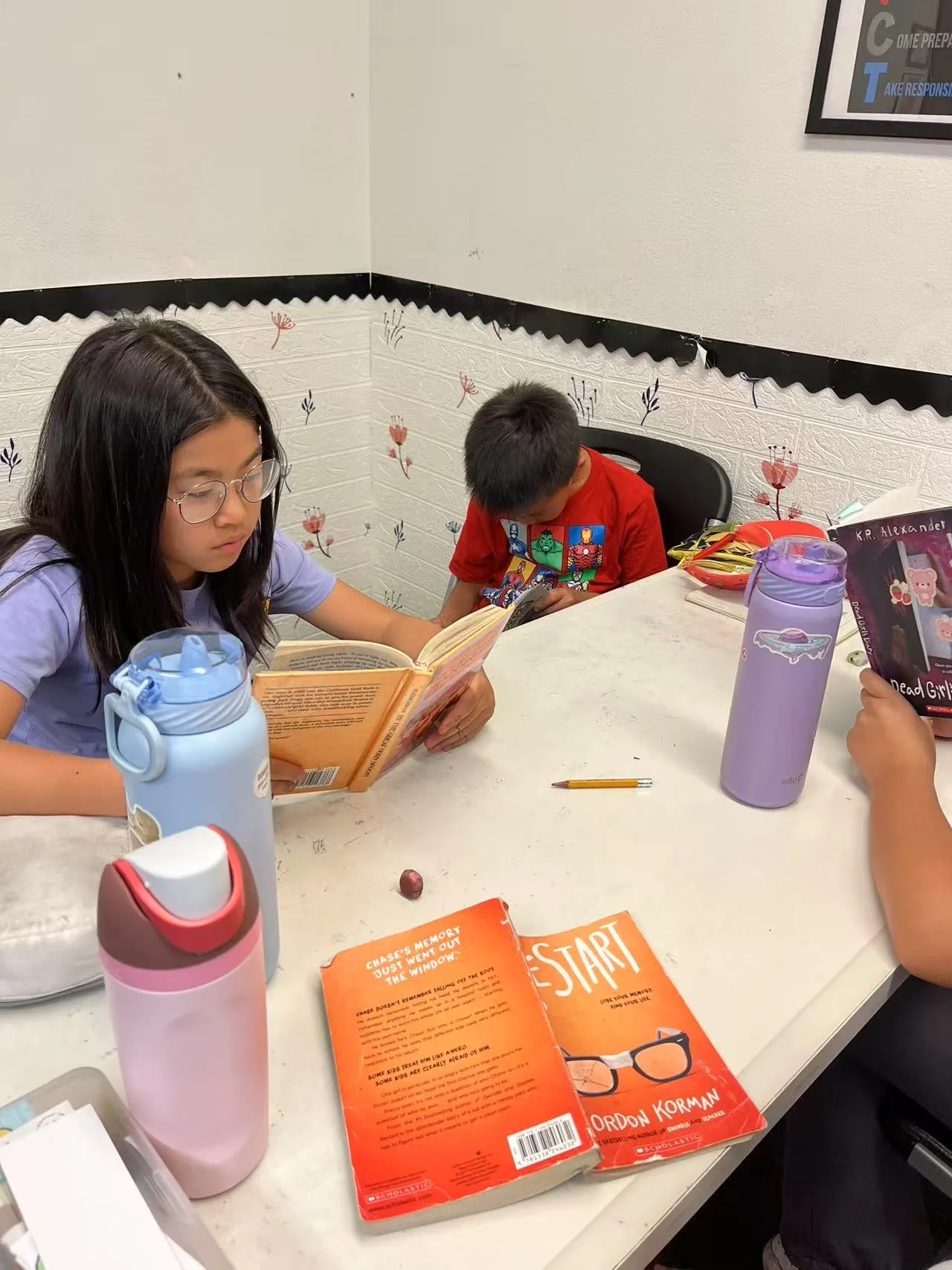 Children reading together